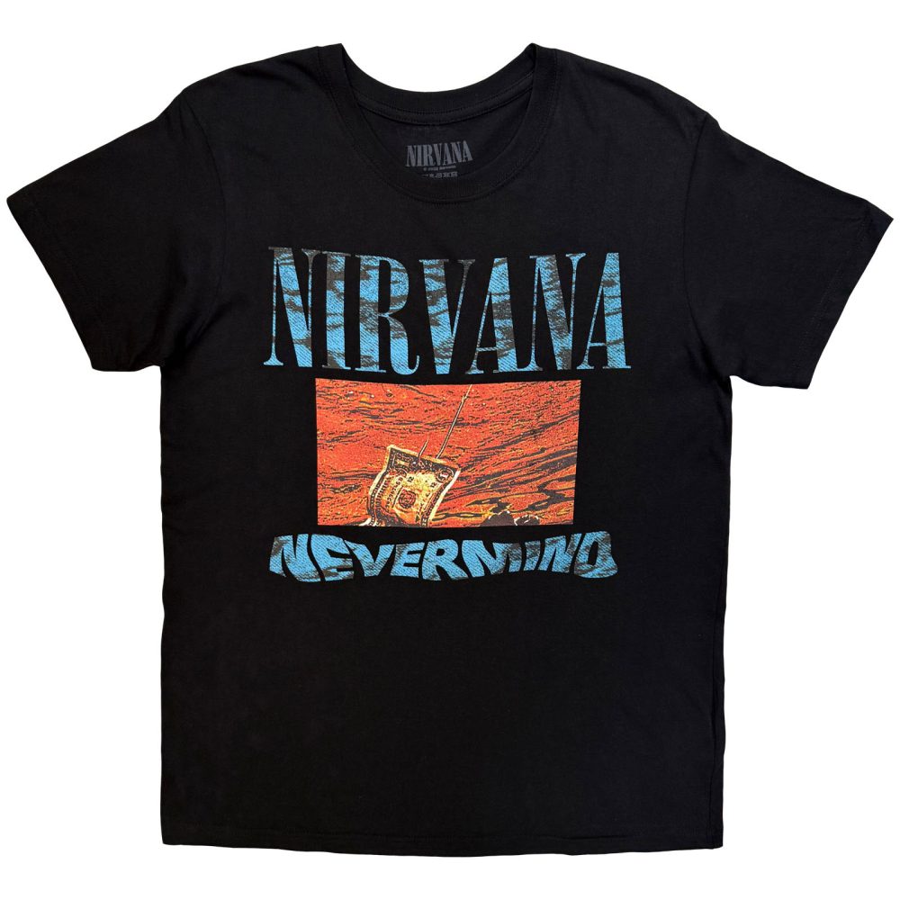 Nirvana - Waves Heren Tshirt - Zwart